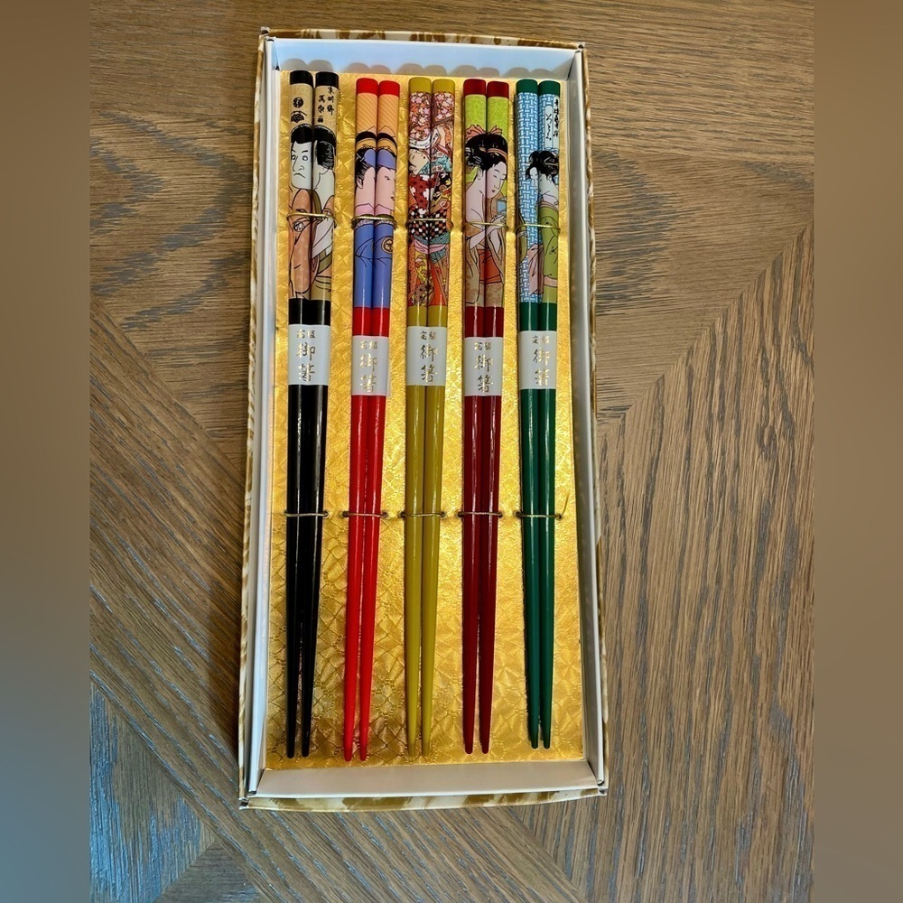 Japanese Artwork Chopstick Gift Set
